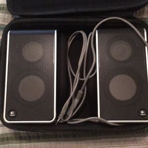 Logitech computer speakers set of 2.  6 inch speakers.Like new.